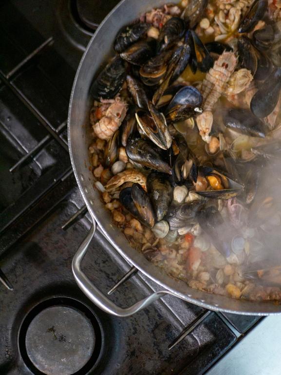 Photo of the restaurant kitchen